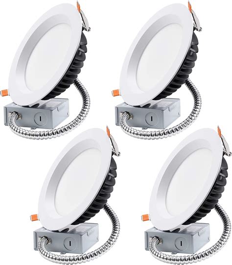 torchstar 6 led recessed downlight with junction box|recessed led lighting 6 series.